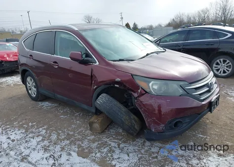 2013 Honda Cr-V Ex-L from USA, damaged, VIN 5J6RM4H75DL079278